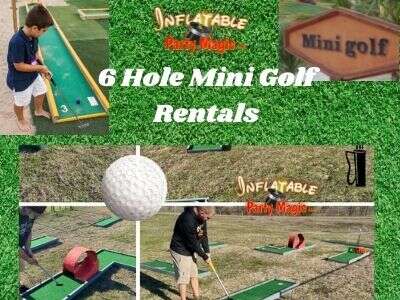 6 Holes Portable Mini Golf Rentals Cleburne  Tx