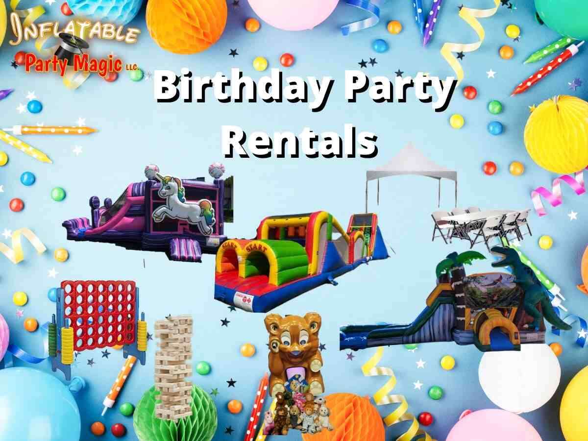 Birthday Party Rentals near me DFW Texas