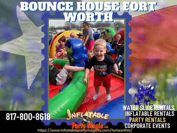 Best Bounce Houses to rent in Fort Worth for party and events from Inflatable Party Magic