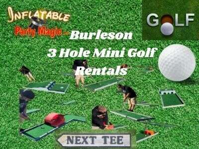 3 Hole Portable Mini Golf Rentals Arlington Tx