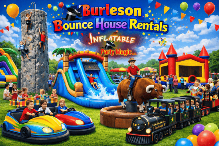 Bounce House Rentals in Burleson Texas and Event Rentals from Inflatable Party Magic