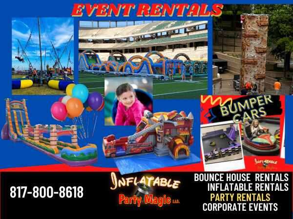 DFW event rentals by Inflatable Party Magic – party essentials for unforgettable events.