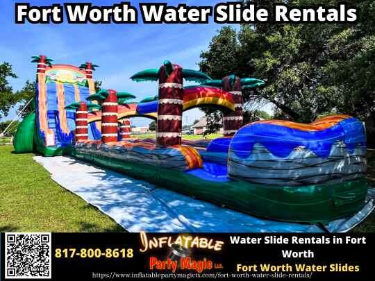 Top-Rated Inflatable Water Slide Rental in Fort Worth – Perfect for Parties and Events