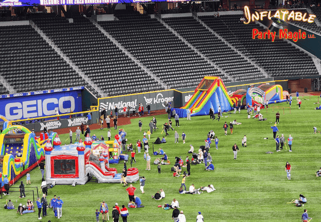 Event in Globe Life Park for the Texas Rangers annual Fan Fest