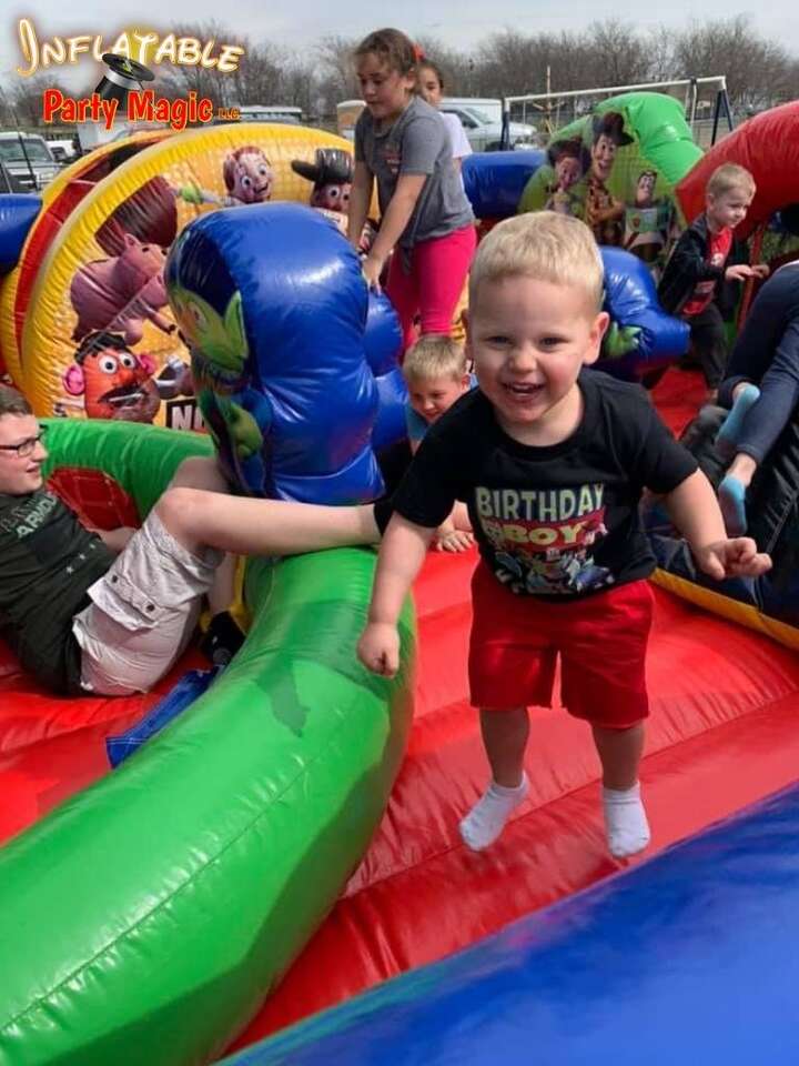 Inflatable bounce house fun in Aledo TX