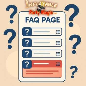 Inflatable Party Magic FAQ Page about Event Rentals in DFW Tx