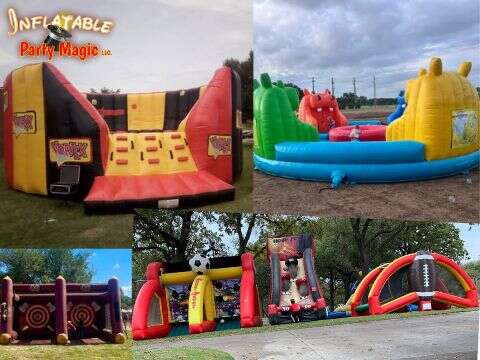 Interactive inflatable game rentals for school field days and large group events in Southlake TX