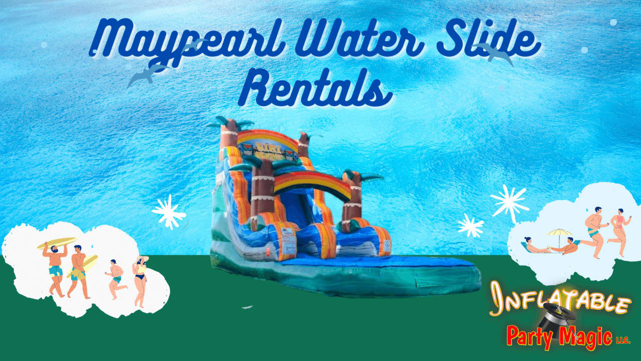 Maypearl Water Slide Rental 18ft. Tall Tsunami Water Slide for teens