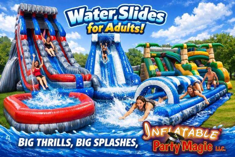 Water slides to rent for adults and kids of all ages in Fort Worth and DFW Tx