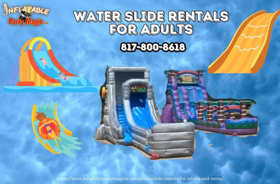 Water Slide Rentals for Adults from Inflatable Party Magic