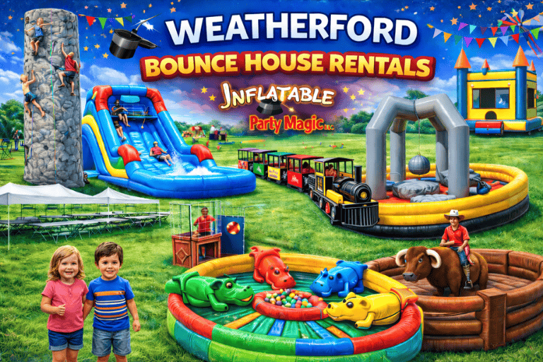 Weatherford bounce house and party rentals from Inflatable Party Magic