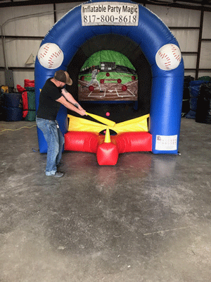 Baseball Challenge Inflatable Game Rental