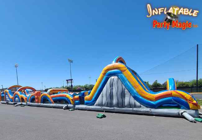 100 Ft Huge Obstacle Rental- Radical Run