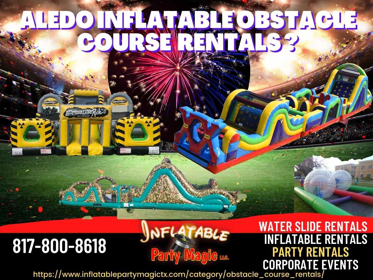 Inflatable Obstacle Course Rentals in Aledo Tx