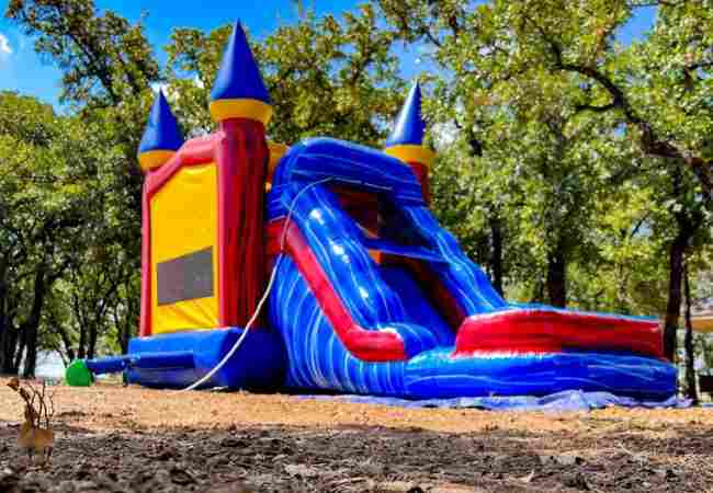 Bounce House and Wet Slide to Rent Fun House Rental