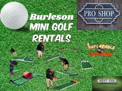 Burleson 9 Hole Portable Mini Golf Rentals