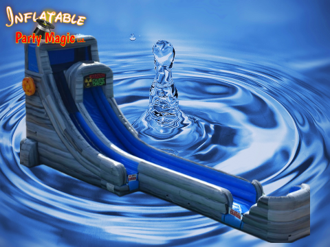 Caustic Drop Water Slide Rental Grandview