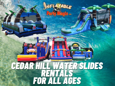 Cedar Hill Water Slide Rentals for all ages