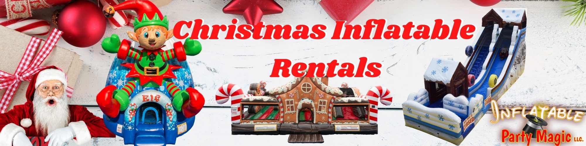 Christmas Bounce Houses Inflatable Party Magic DFW Texas