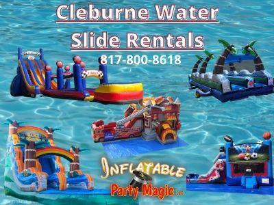 Water Slides for Rent in Cleburne Tx  32.368727,-97.4457626 