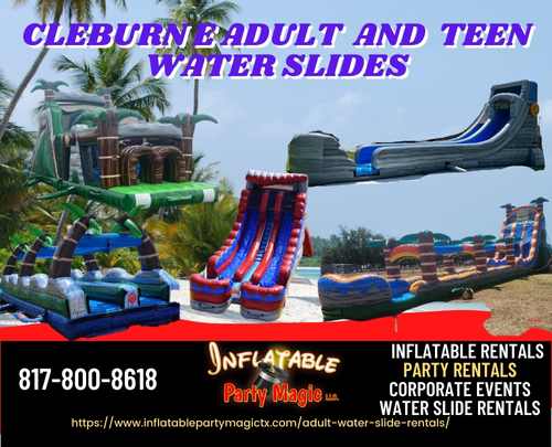 Cleburne Water Slides for Adults and Teens