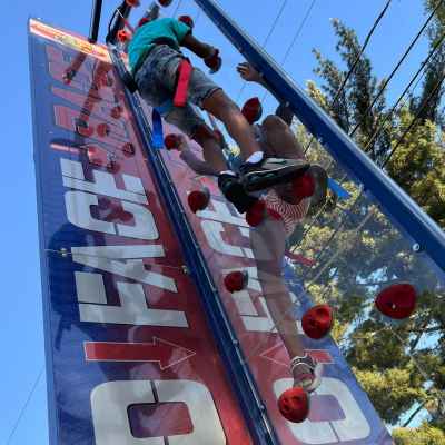 Face to Face Rock Climbing Wall Challenge