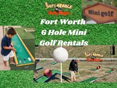6 Holes Portable Mini Golf Rentals Fort Worth Tx