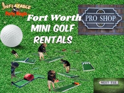Fort Worth 9 Hole Portable Mini Golf Rentals