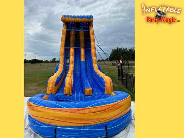 Free Fall 24 foot tall water slide Burleson Tx