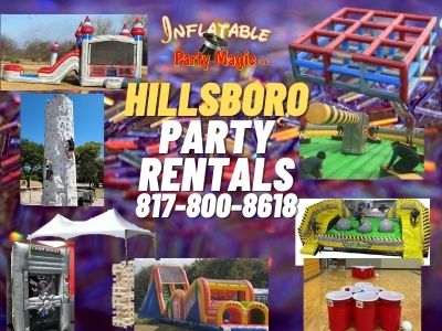 Hillsboro Tx Party Rentals