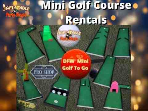 Mini Golf Course Rentals for youth events