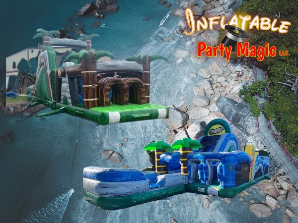Obstacle Course Water Slide for rental in Burleson