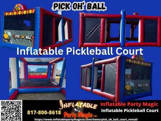 Inflatable Pickleball Court from Inflatable Party Magic