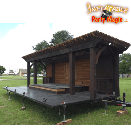 Portable Rustic Stage Rental