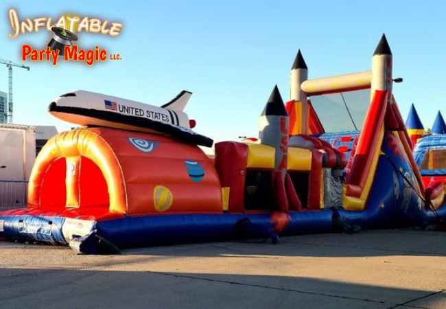 Space Shuttle Obstacle Course rentals for kids