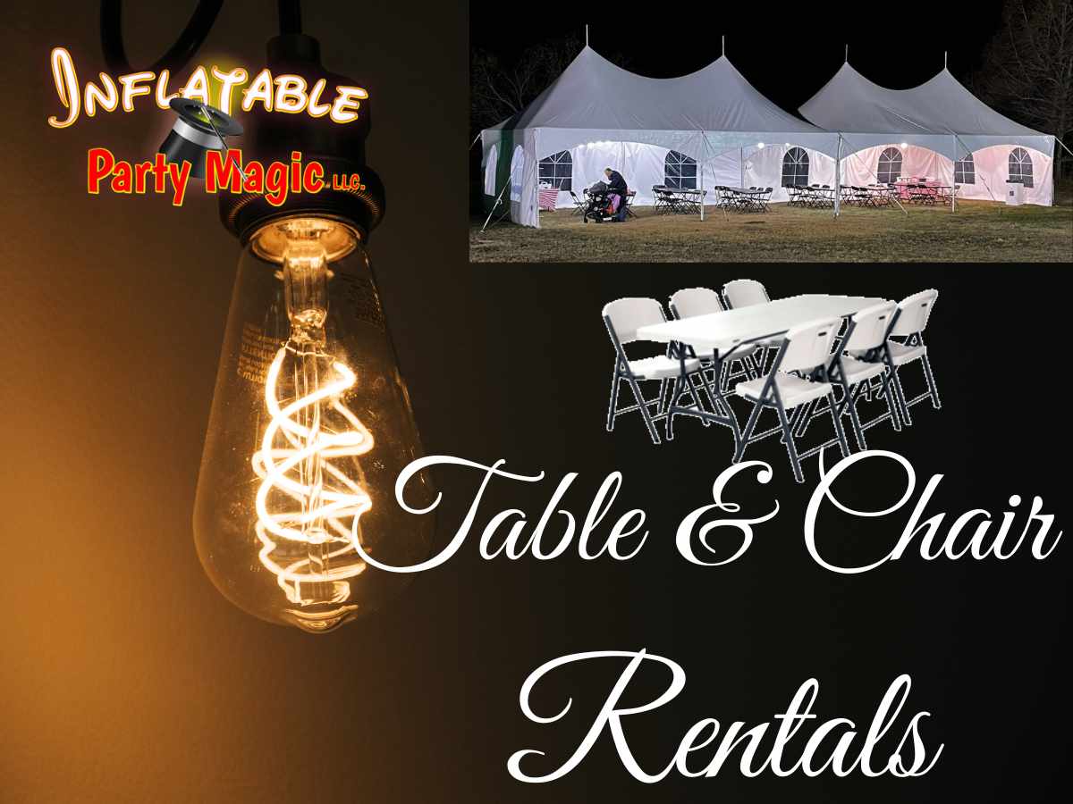 chair rentals near me and table rentals near me in DFW Texas