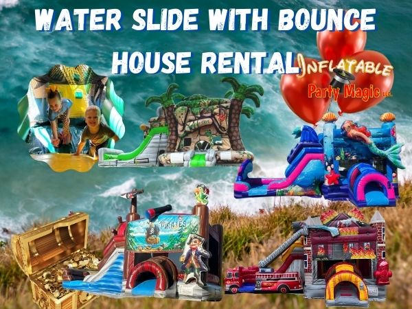 Bounce House with Water Slide Burleson