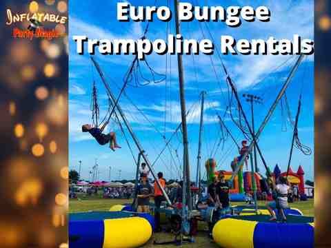 Bungee Trampoline Rentals for Youth Events
