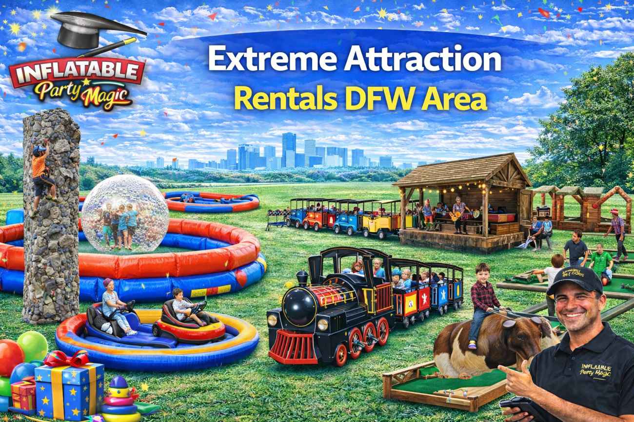DFW extreme attraction rentals for large events