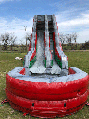 Midnight Fire Giant Blow Up Water Slide Rental Fort Worth
