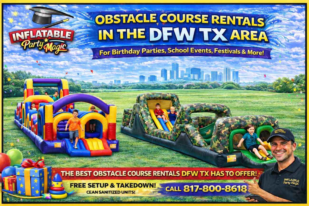 Obstacle course rentals DFW TX