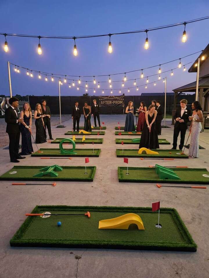 Portable mini golf rental for special occasions in Colleyville Texas — Colleyville Heritage Panthers…