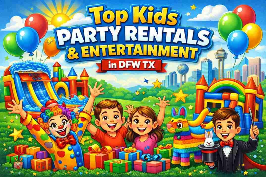 Top Kids Party Rentals & Entertainment in DFW TX