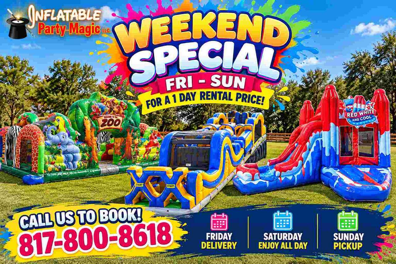 Inflatable Party Magic Weekend Special