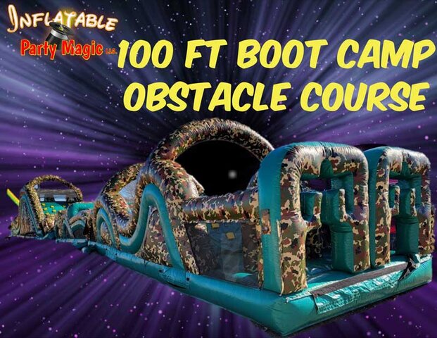 100ft. Camo Bootcamp Obstacle