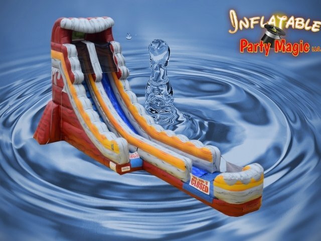 20 ft eruption water slide