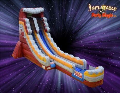20 ft eruption dry slide