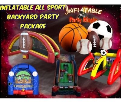 Inflatable All Sport Backyard Party Package 