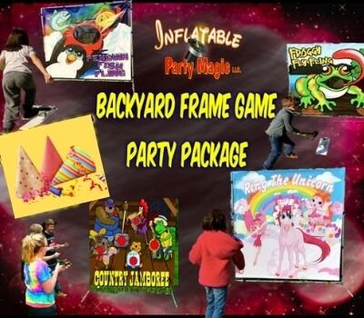 Backyard Frame Game Party Package 