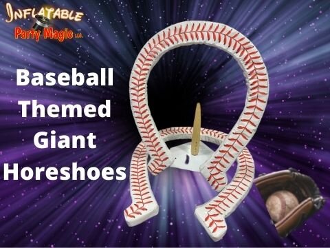 Baseball Giant Horse Shoe Game Rental